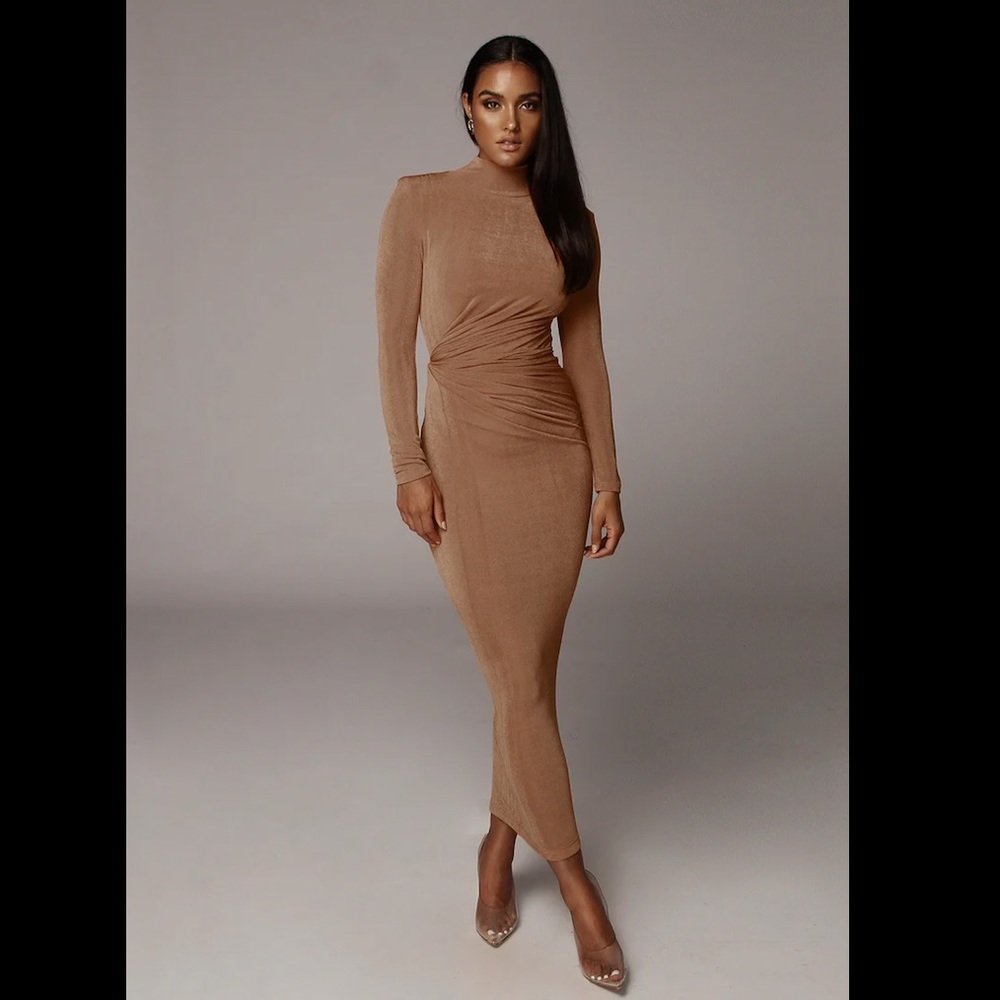 JLUXLABEL Kara Mock neck dress